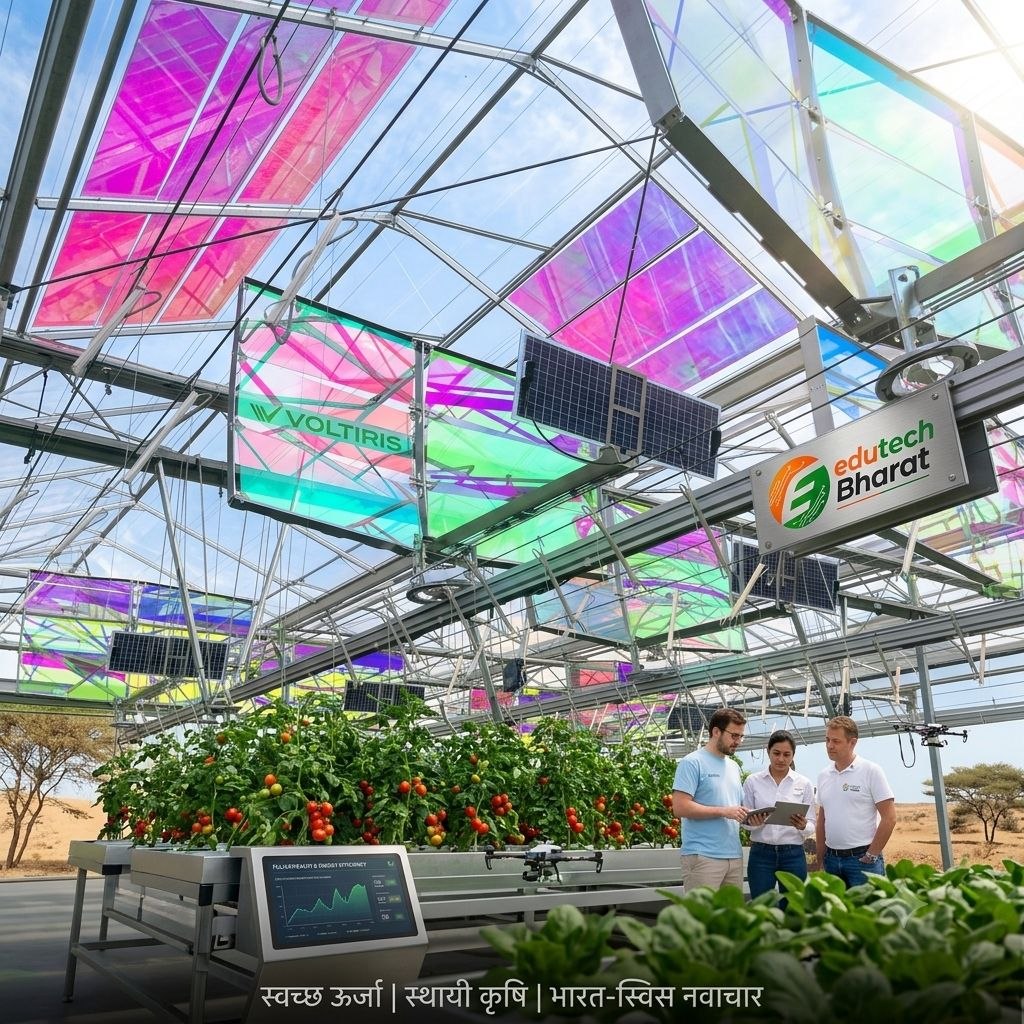 स्विट्जरलैंड के Farmer ने Green House में टमाटर उगाया और छत पर लगे Solar  Panel से बिजली भी बनाई